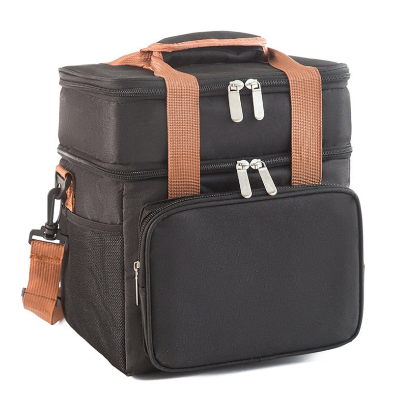 Sac à Bandoulière Double Couche Pour Épées Tai Chi – Housse Oxford 110 Cm, 2 Compartiments, Poches Extérieures, Bandoulière Réglable