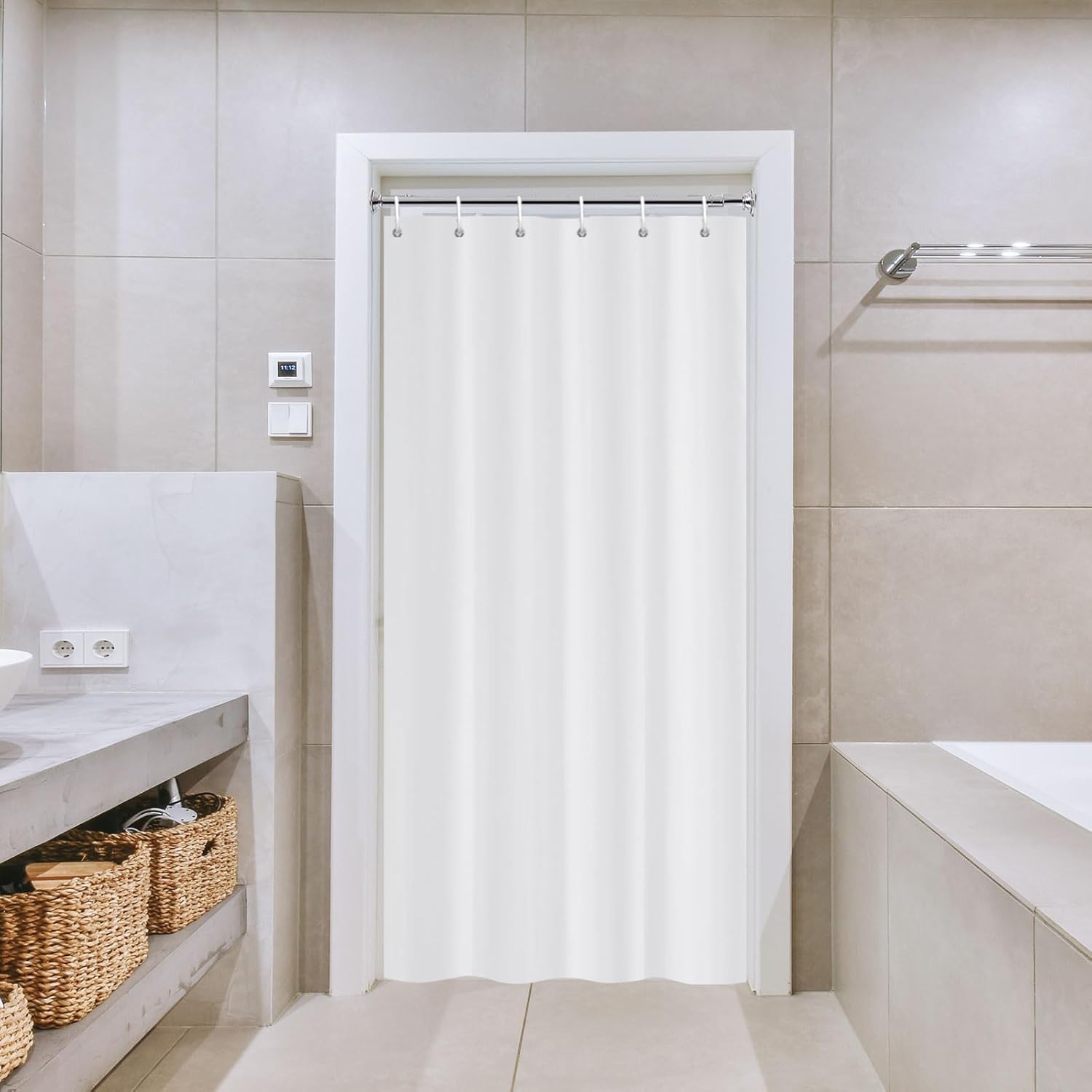 Rideau Douche Transparent Rideau De Douche PEVA 80x200cm Blanc - Imperméable, Anti-moisissure, Séchage Rapide | Avec Anneaux Rideau De Douche Transparent Anti-moisissure Rideau Douche Transparent Rideau De Douche PEVA 80x200cm Blanc - Imperméable, Anti-moisissure, Séchage Rapide | Avec Anneaux Rideau De Douche Transparent Anti-moisissure