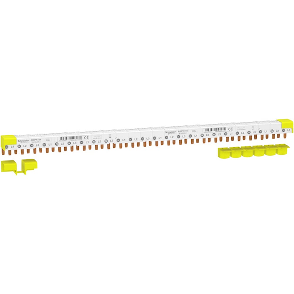Peigne de raccordement horizontal Acti9 - 80A - 3P+N - 24 modules de 18mm - 3