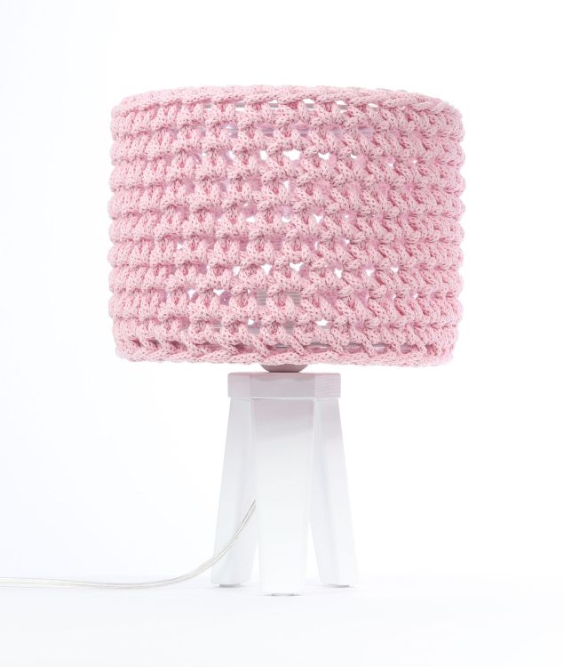 Lampa stołowa COTTON WOOD różowa