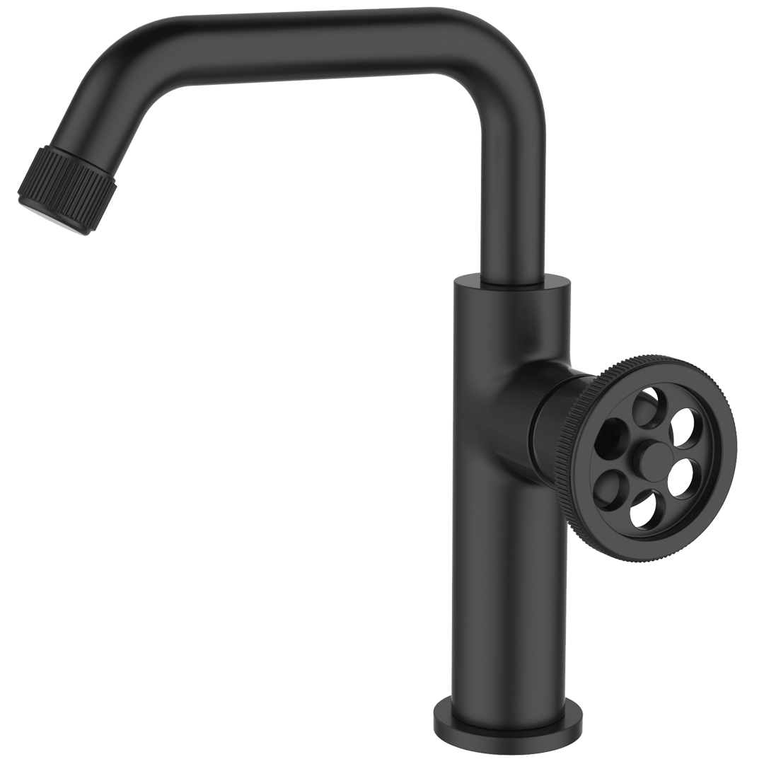 Indus bateria umywalkowa niskie wykonanie czarny