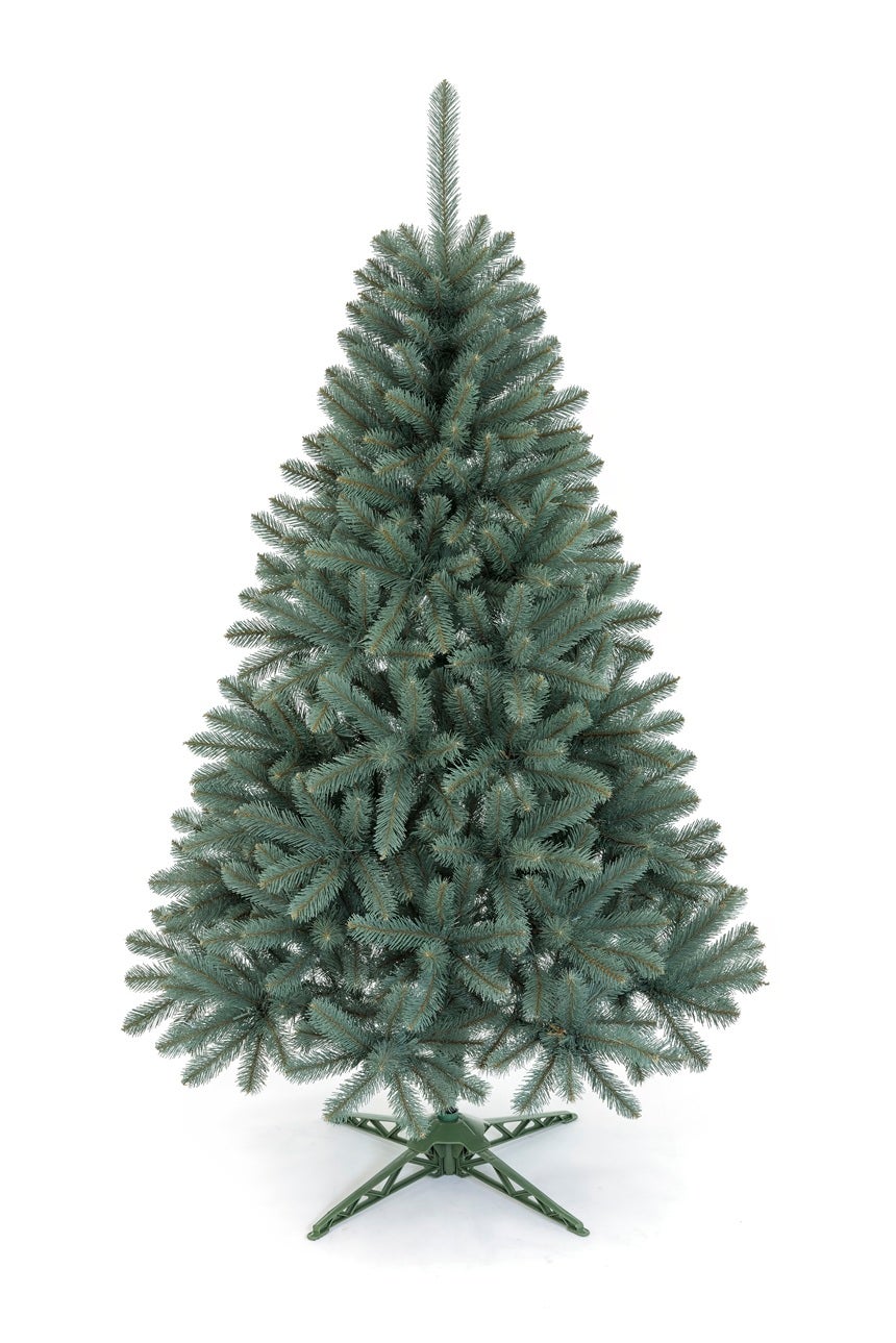 CHOINKA SZTUCZNA ŚWIERK SREBRNY PVC 250 CM - 4