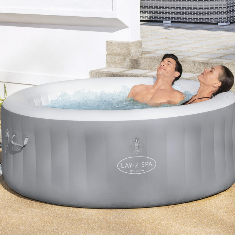 Bestway Spa gonflable rond Lay-Z-Spa St Lucia AirJet 2-3 personnes - 2