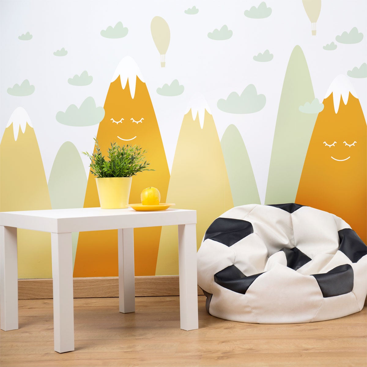 Adesivo bambino di montagna scandinavo emaka - Sticker adesivo - adesivi murali - 90x135cm - 5