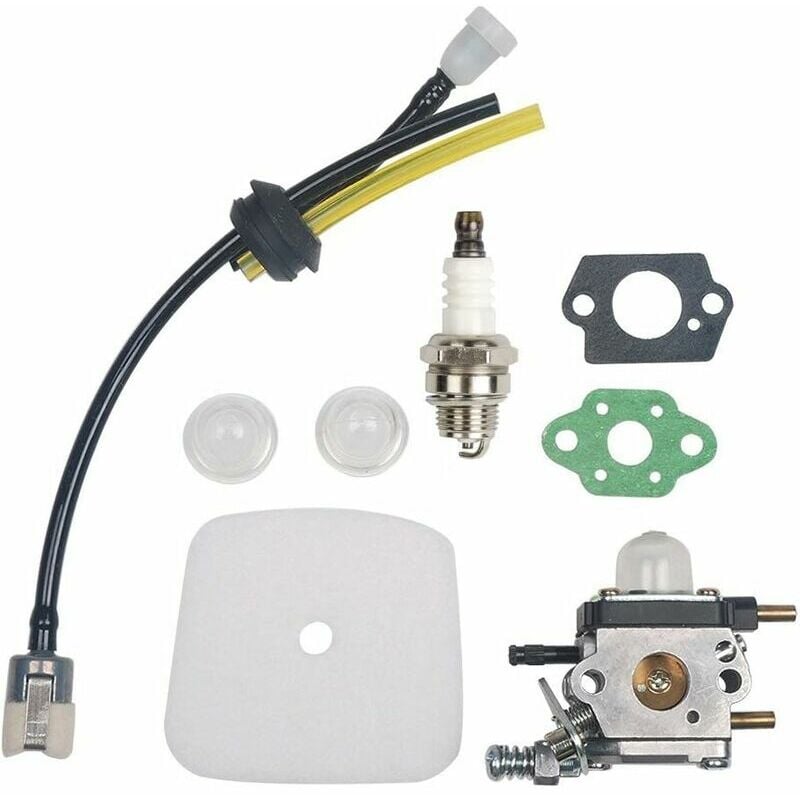 C1U-K54A Zestaw gaźnika z filtrem powietrza i świecą zapłonową - Do glebogryzarki Mantis 7222 7222E 7222M 7225 7230 7234 7240 7920 7924