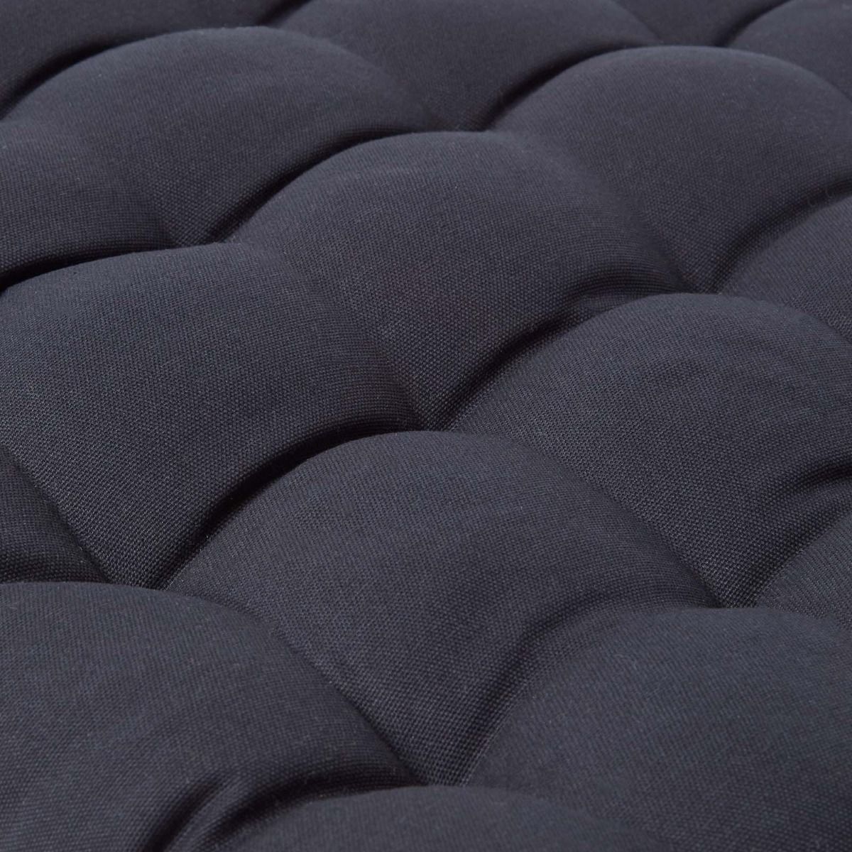 Coussin pour banc de jardin 2 places - Coussin pour banquette - Noir - Homescapes - 4