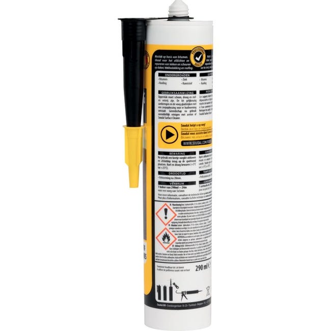 Sigillante Polimero Ibrido Tetti E Facciate Nero Axton 280 Ml - Foto 4