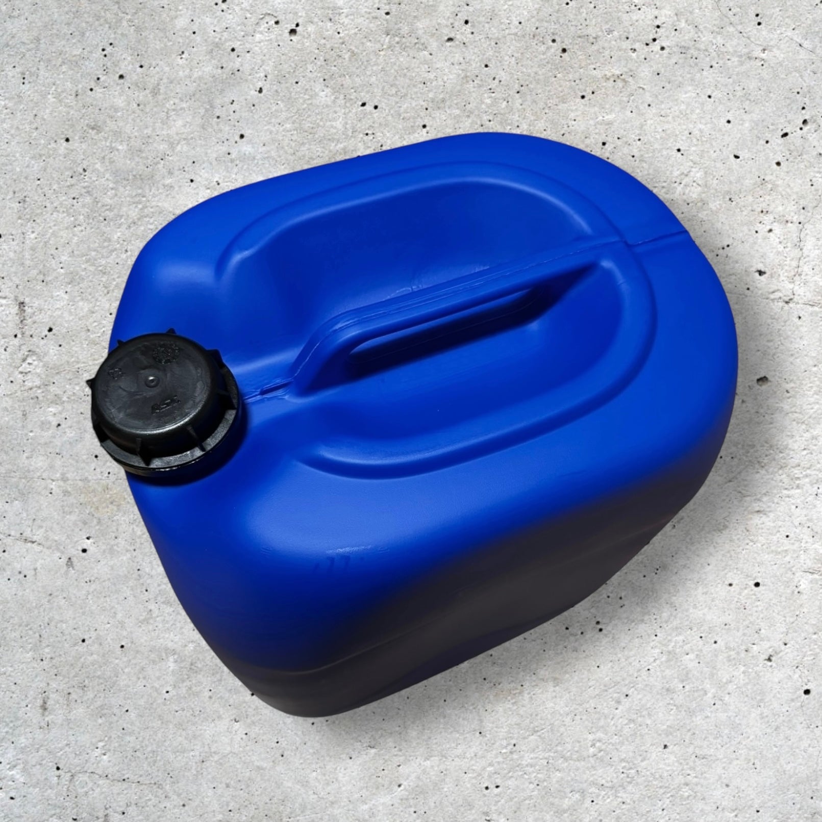 Bidon Jerrican Plastique 30 L litres Bleu Bouchon DIN 61 Liquides Alimentaires et Chimiques Ergonomique Empilable Réutilisable - 2