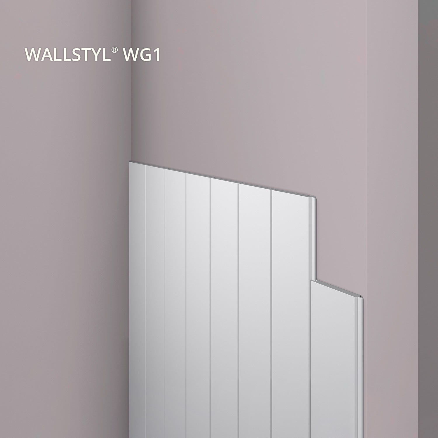 3d panneau mural NMC WALLSTYL WG1 Dalle pour mur et plafond Cimaise - 2