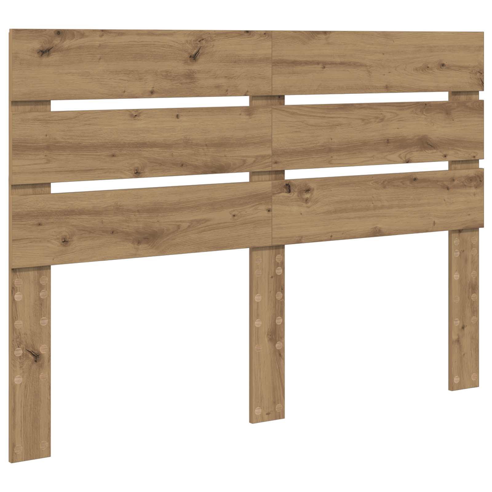 Cadre de lit en bois de pin massif pour la chambre, 150 × 200 cm - 6