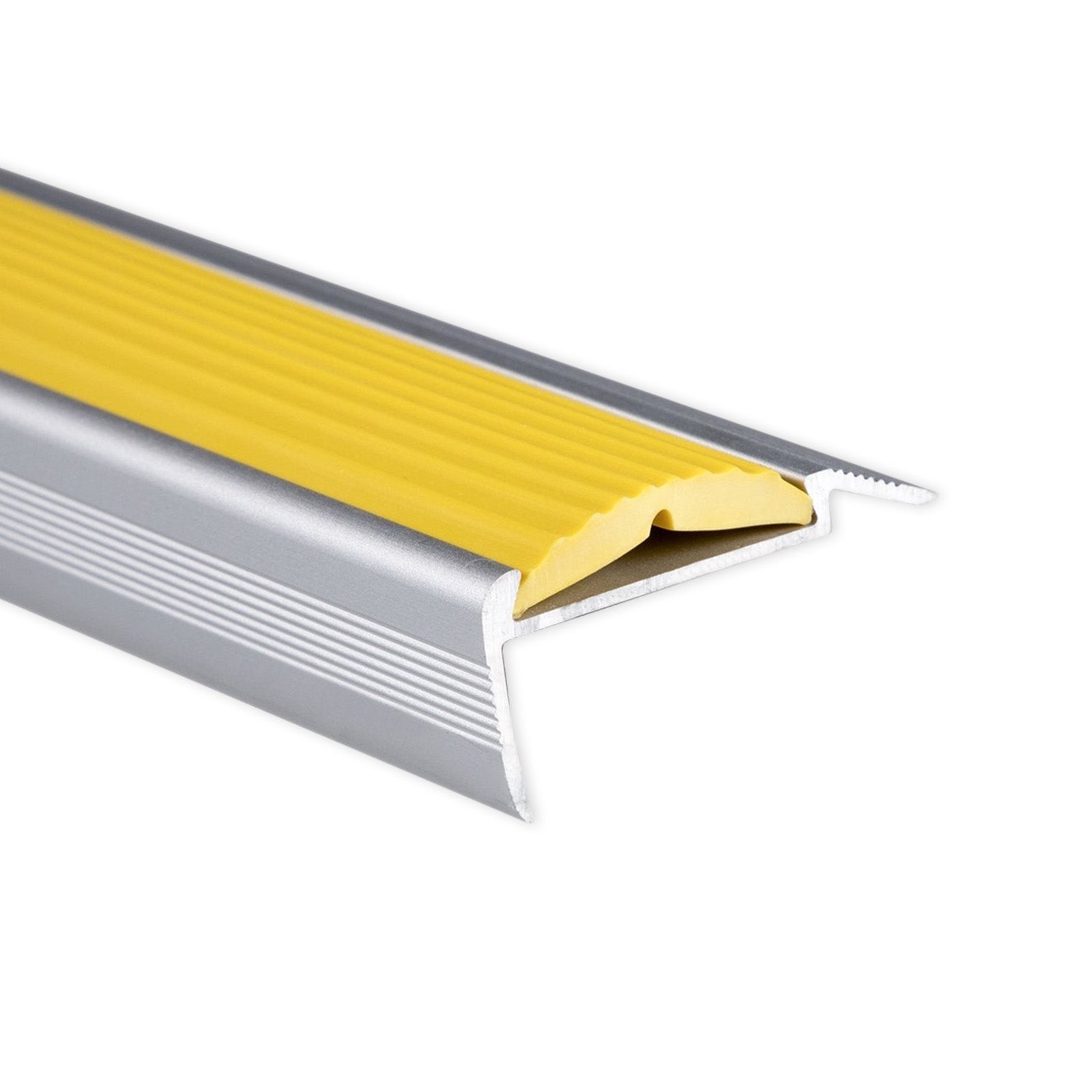 Seuil d'escalier Avec simple caoutchouc Power Grip Longueur: 90 cm Autocollant Jaune - 2