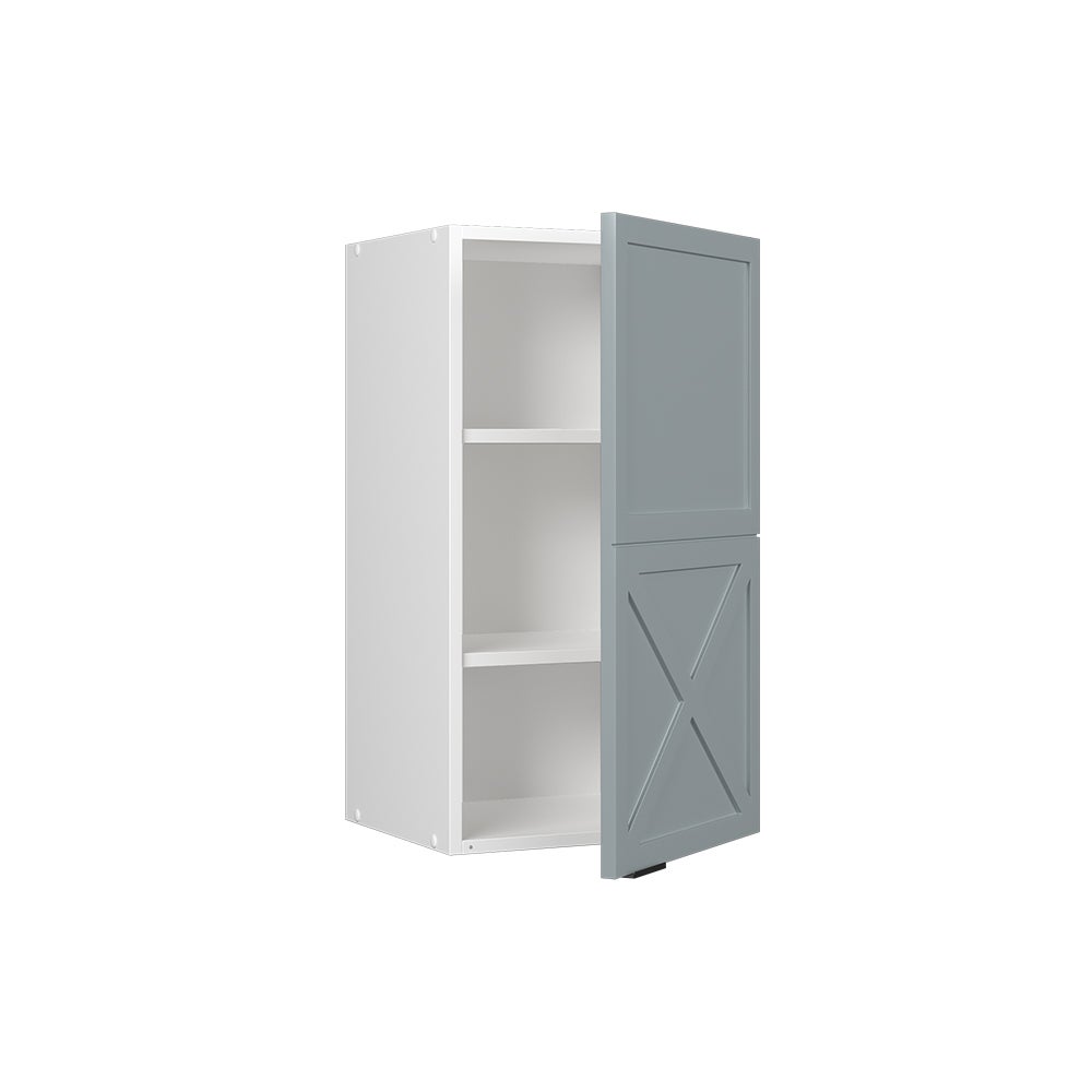 Vicco Elément haut de cuisine Fame-Line, Bleu clair-gris, 40cm - 4