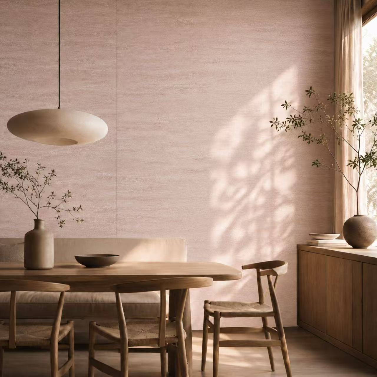 Panneau mural souple effet travertin beige en pierre naturelle – 60x120 cm – Lot de 4 – 2,88 m² Decopine - 5
