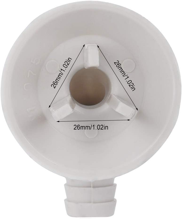 26mm 1Pcs Climatisation Drainage Tuyau Connecteur Coude Raccord Embout évacuation Condensat Climatiseur pour Mini-Split Unités et Fenêtre - 2
