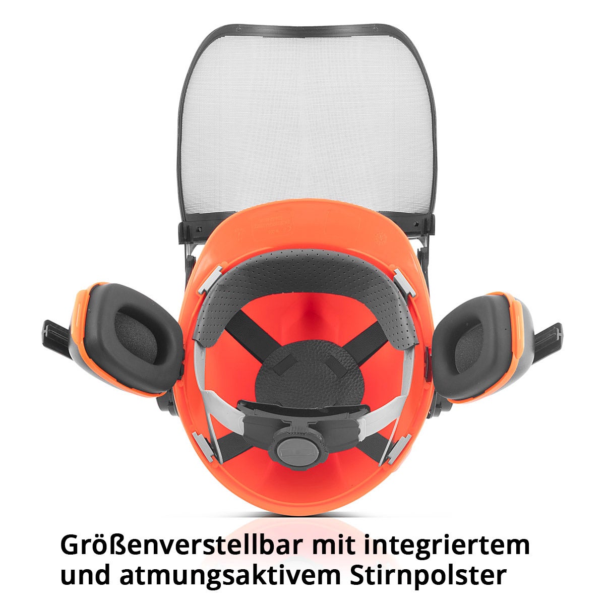 STAHLWERK Casque forestier FH-100 ST avec visière et protection auditive EN397 EN352 EN1731 - 4
