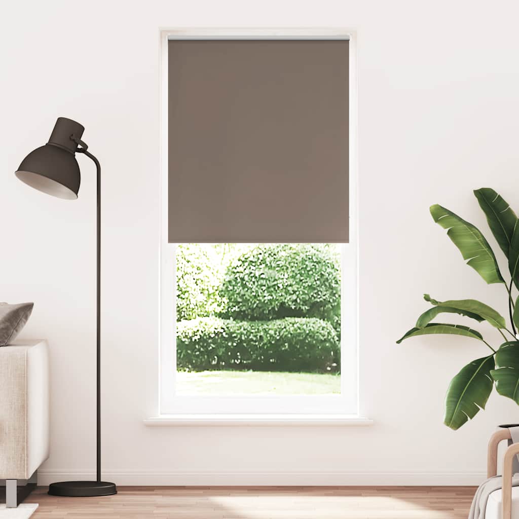 Roleta zaciemniająca 104,4x230 cm Szerokość tkaniny 100 cm kolor kawowy vidaXL