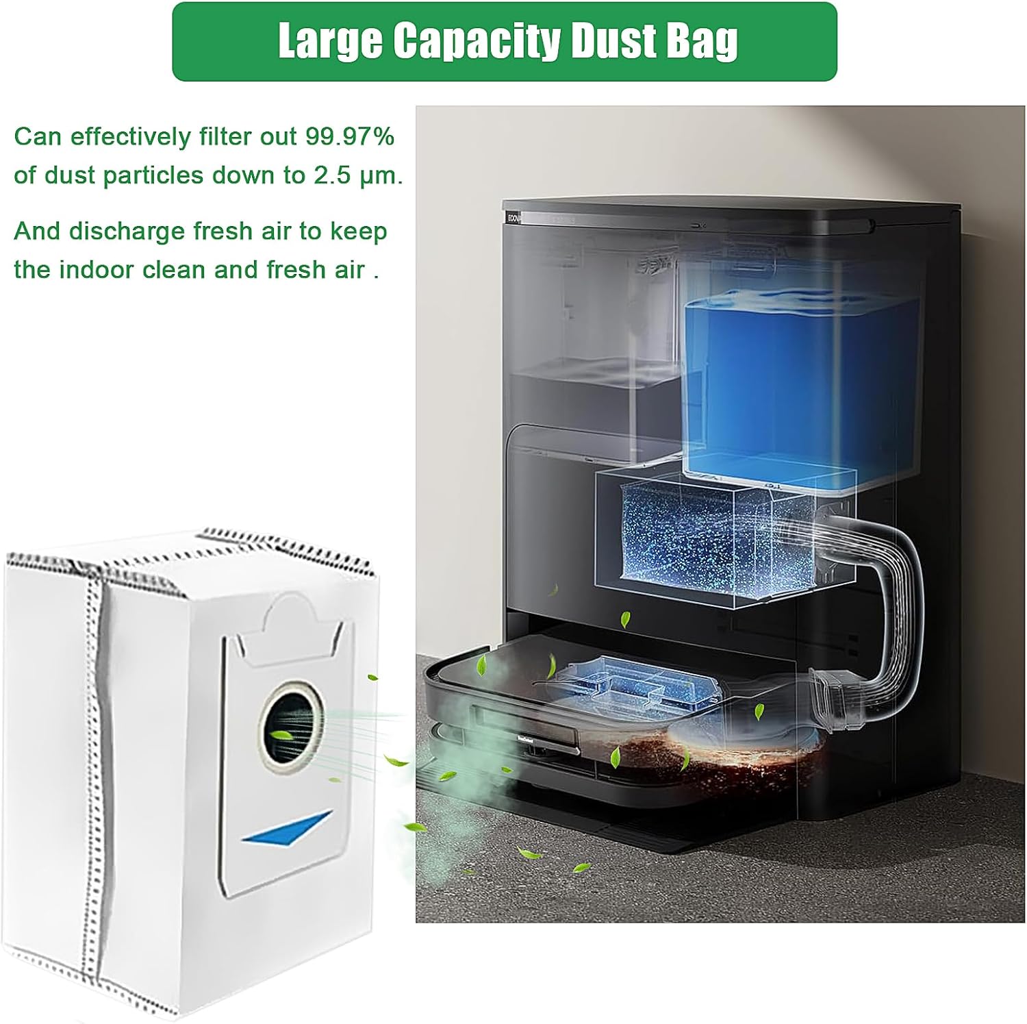 Kit d'accessoires pour Ecovacs Deebot X5 Omni, X5 Pro - 3