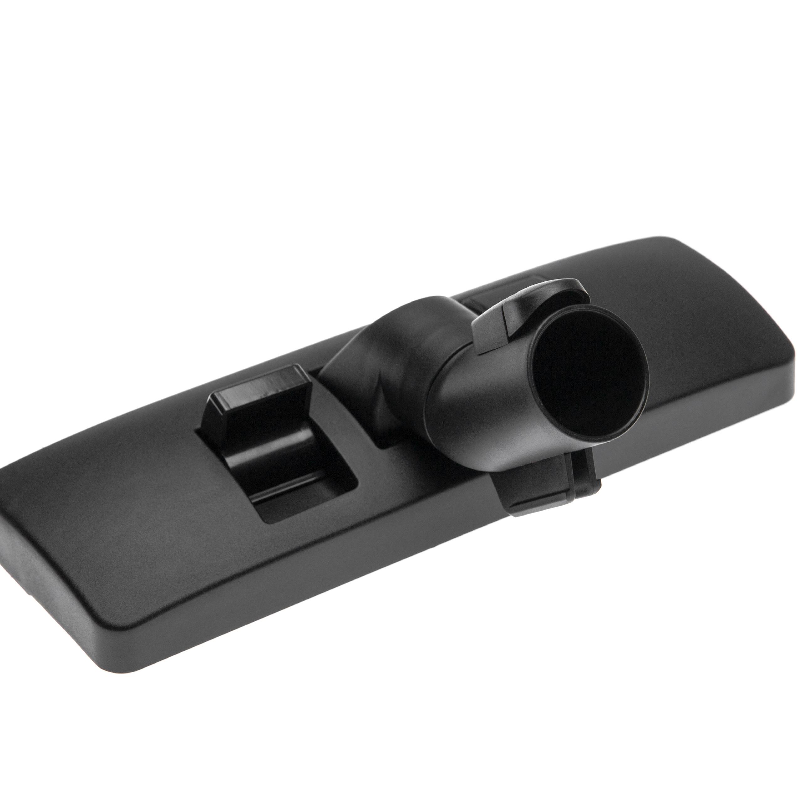 vhbw buse de sol compatible avec Miele 1100 S232I, 1200 S232I, 2100 S251I, 25 AR I SVERIGE S334I aspirateur - noir-mat 26,7cm - 4