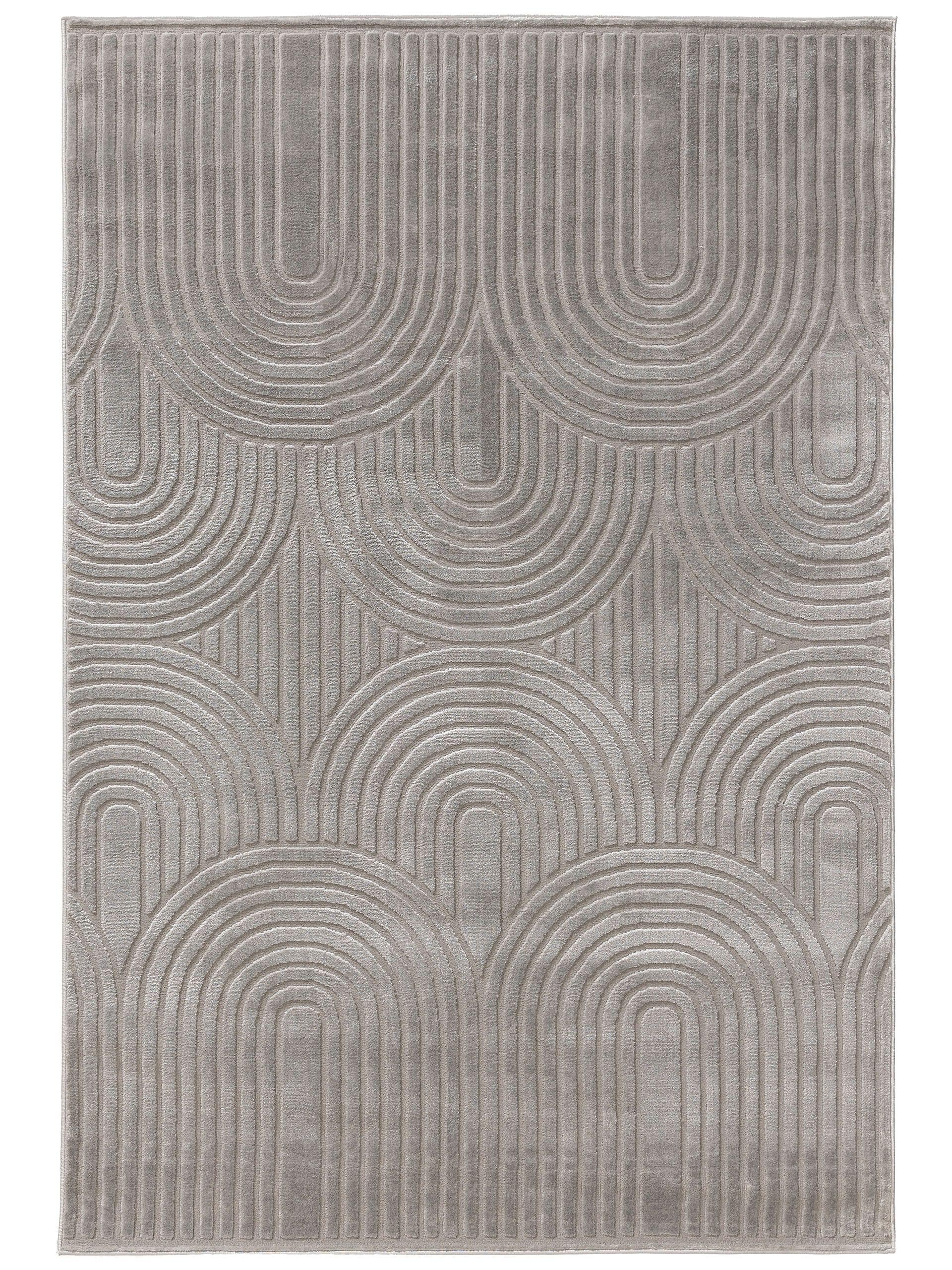 BENUTA - Tapis gris 140x200 cm | Leroy Merlin