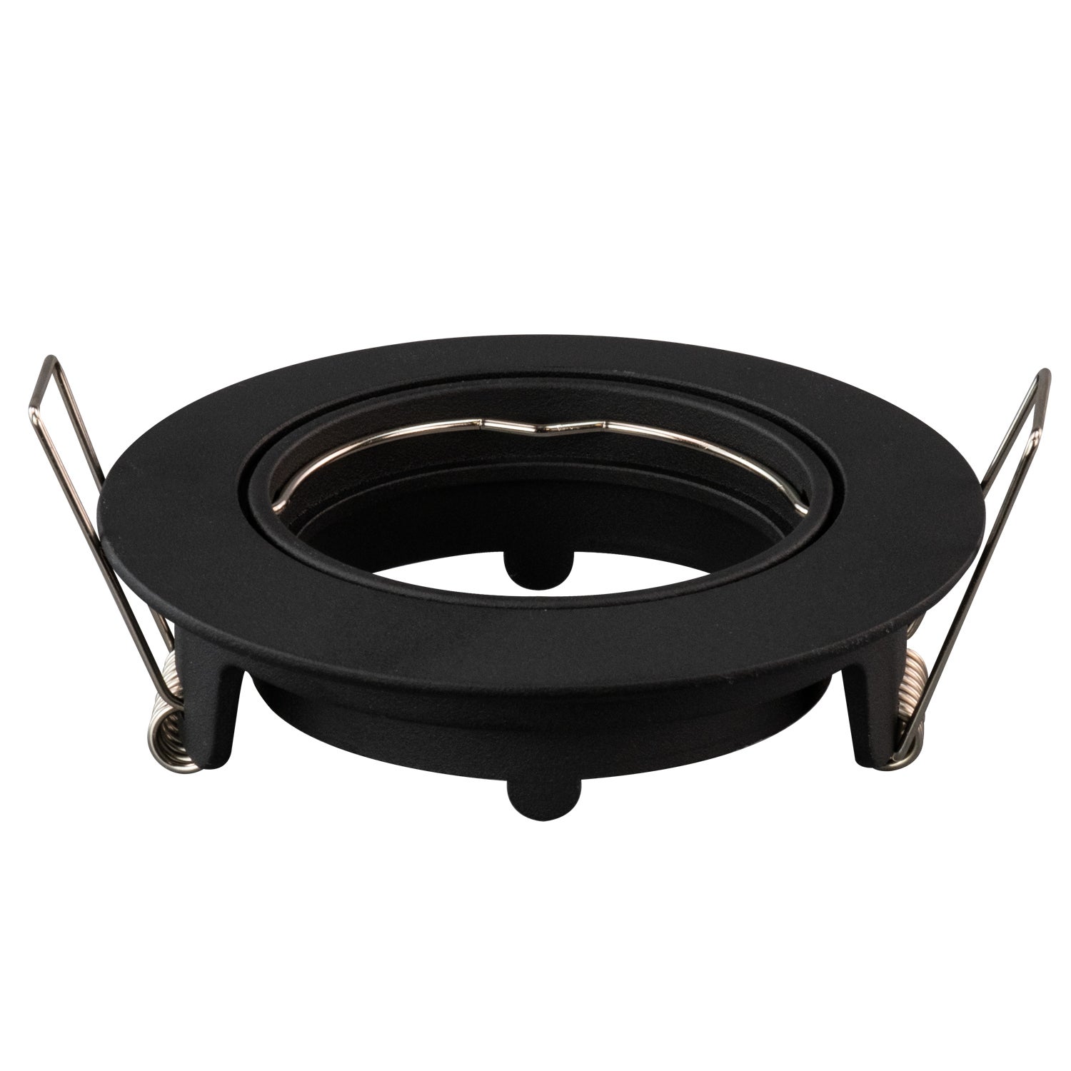 TRAXON LUXPOINT® DT003 Aro Circular Orientable Para LED GU10 – Aluminio, Corte 70mm, Pack 5 Unidades – Negro