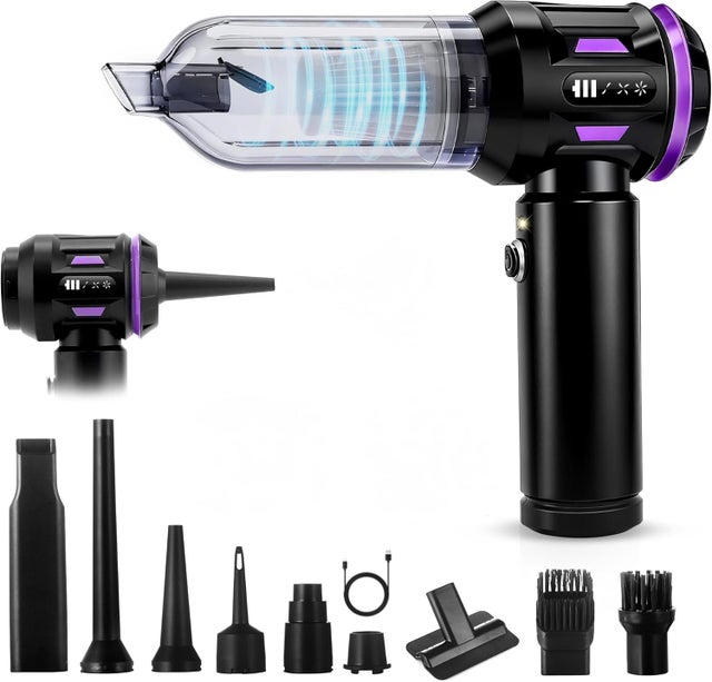 Aspirateur Balai 4 En 1 17000Pa - Moteur 600W - Léger Et Puissant - Sans Sac