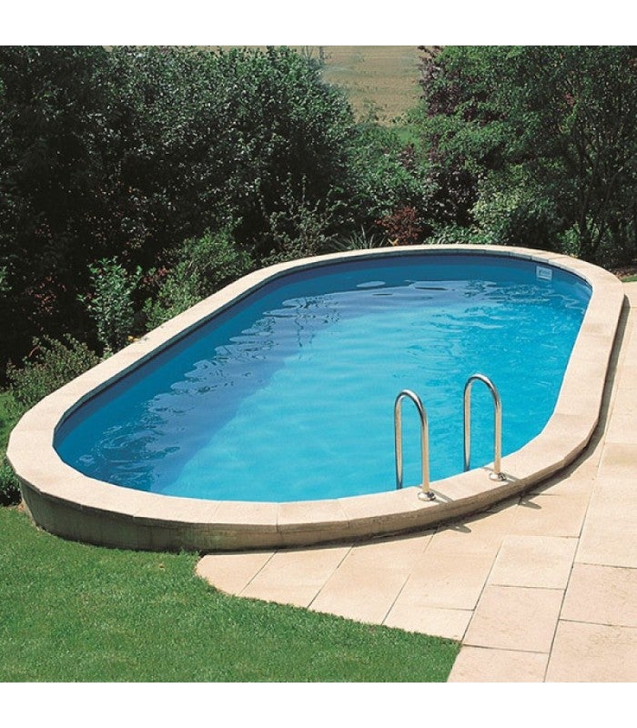 Piscine creusée Sumatra 800 x 400 x 120 cm Ovale - 8