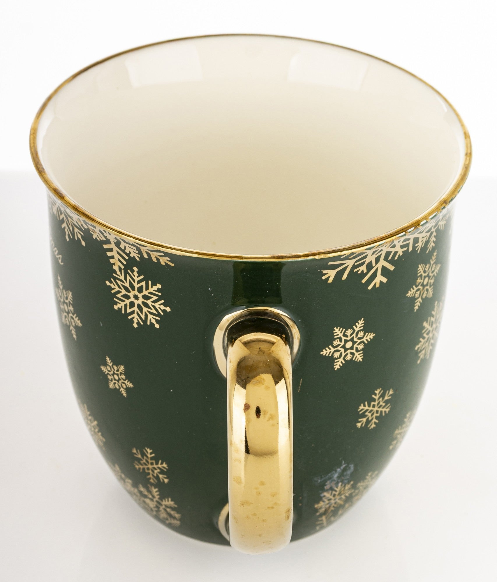Kubek porcelanowy 11x15x11,5 cm CONIFERE 560 ml zielony - 5