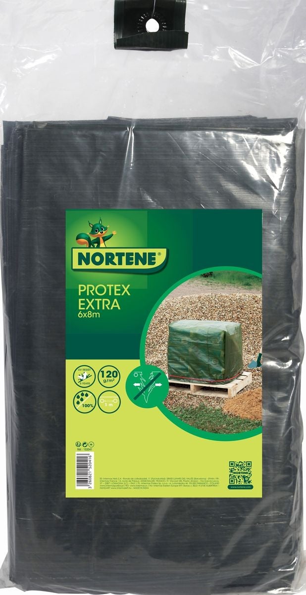 Bâche De Protection En Polyéthylène Robuste Pour Jardinage Et Protection Contre Les Gravats, Noir, 2 X