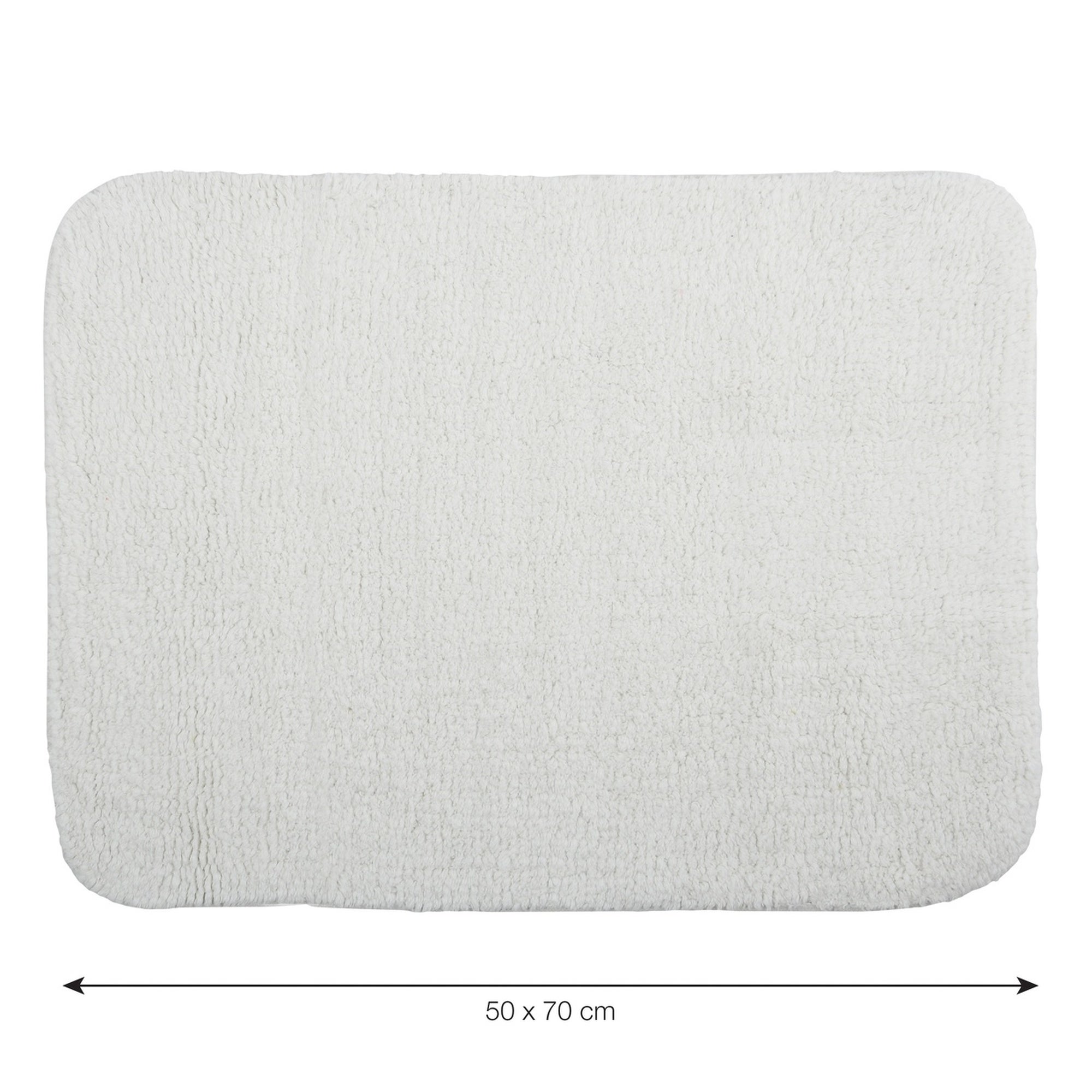 Spirella Tapis de bain Coton CAMPUS 50x70cm Blanc - 7