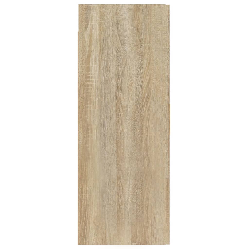 vidaXL Armoire murale suspendue Chêne sonoma 69,5x34x90 cm - 7