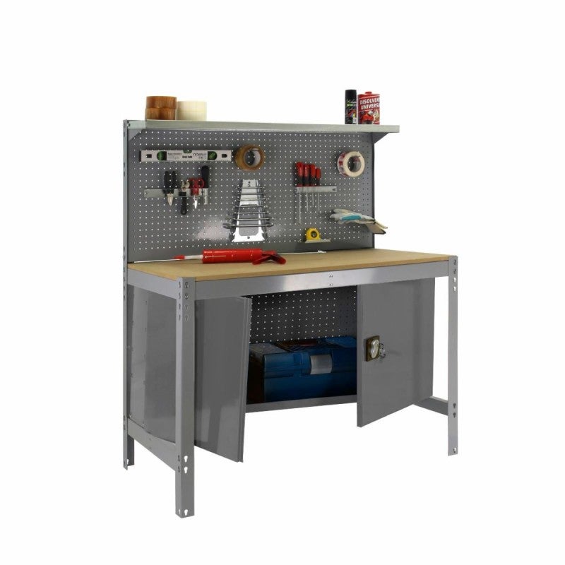 SIMONWORK BT3 ARMOIRE 900 GRIS/BOIS - 2