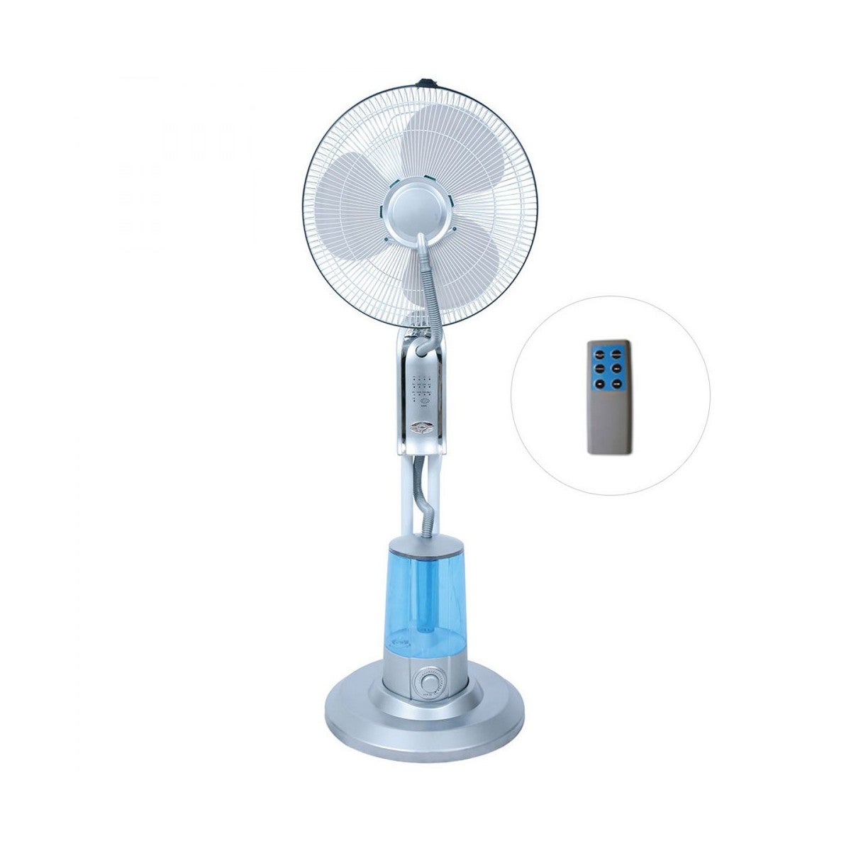 Ventilador negra 40 cm rocío