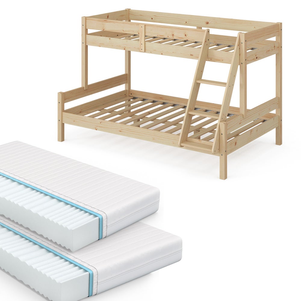 Set Di 2 Cassetti Sotto Letto VitaliSpa Everest - Bianco, 98x56 Cm, In Legno, Con Rotelle, Per Organizzazione