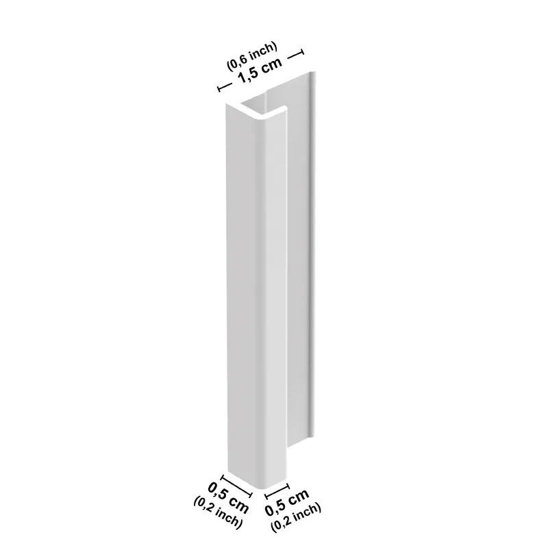 Panneaux douche PVC x2 (profilés inclus) - Motif végétal - Beige - Gaïa - 90x220 & 120x220 cm - 7