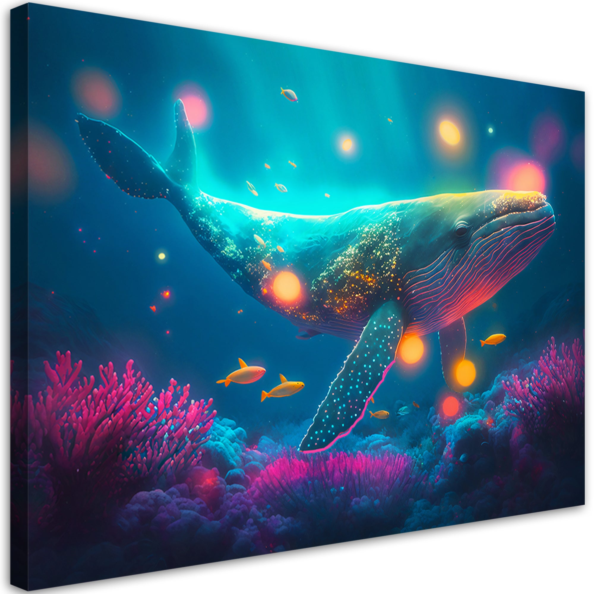 Obraz, Magiczny wieloryb 60x40