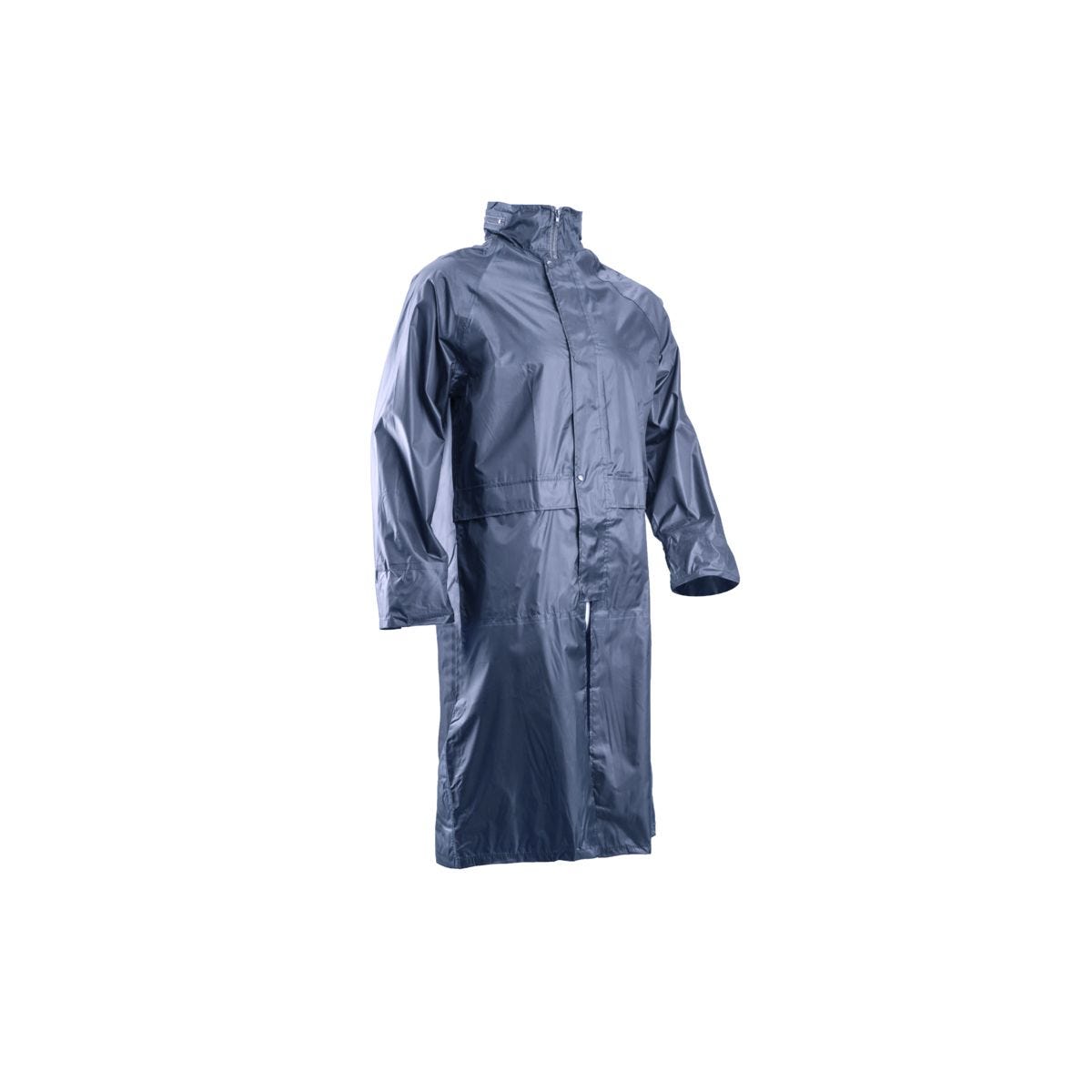 Manteau avec plastron grande taille bleu marine Manteau avec plastron grande taille bleu marine