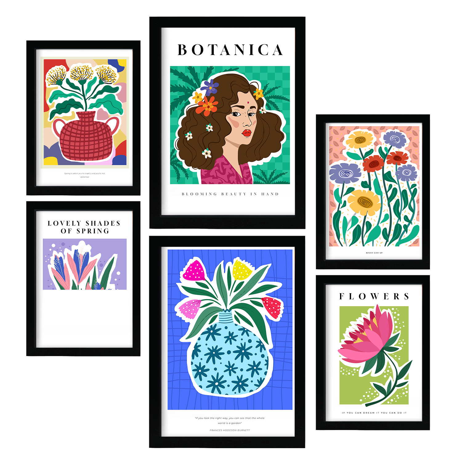 Nacnic lámina poster de ensueño galería de arte abstracta cuadros decorativos para tu salón dormitorio hogar estampados de arte de pared a4 y a3