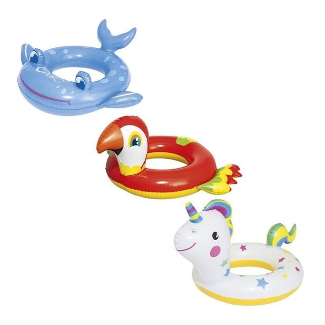 Flotteur gonflable pour enfants, design amusant d'animaux, matériau durable et facile à gonfler pour des journées de plaisir à la piscine Bestway