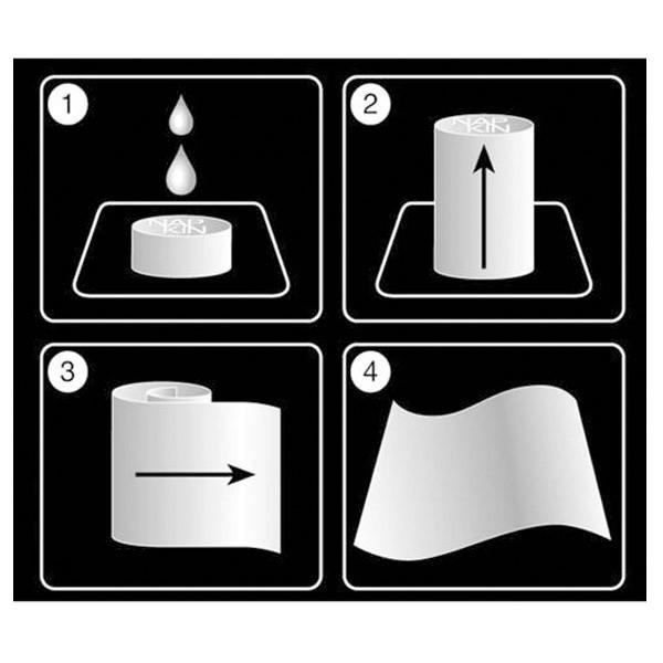 Salviette Umidificate Pressate Portatili - 10 Pezzi, Pulizia Mani Senza Acqua, Ideali Per Viaggi - Foto 5