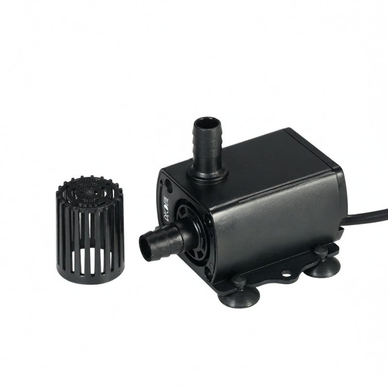 Mini pompe à eau sans balais DC12V 10W ultra-silencieuse étanche submersible, débit 400 L/h, hauteur de refoulement 400 cm, raccord femelle 5,5*2,1 mm - 9