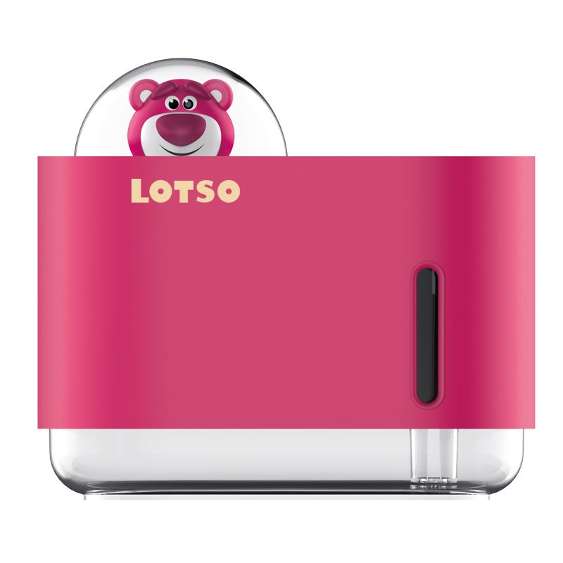 Nawilżacz z rozpylaczem Strawberry Bear 300ML, nawilżacz USB, czerwony róż, 120*68*107mm
