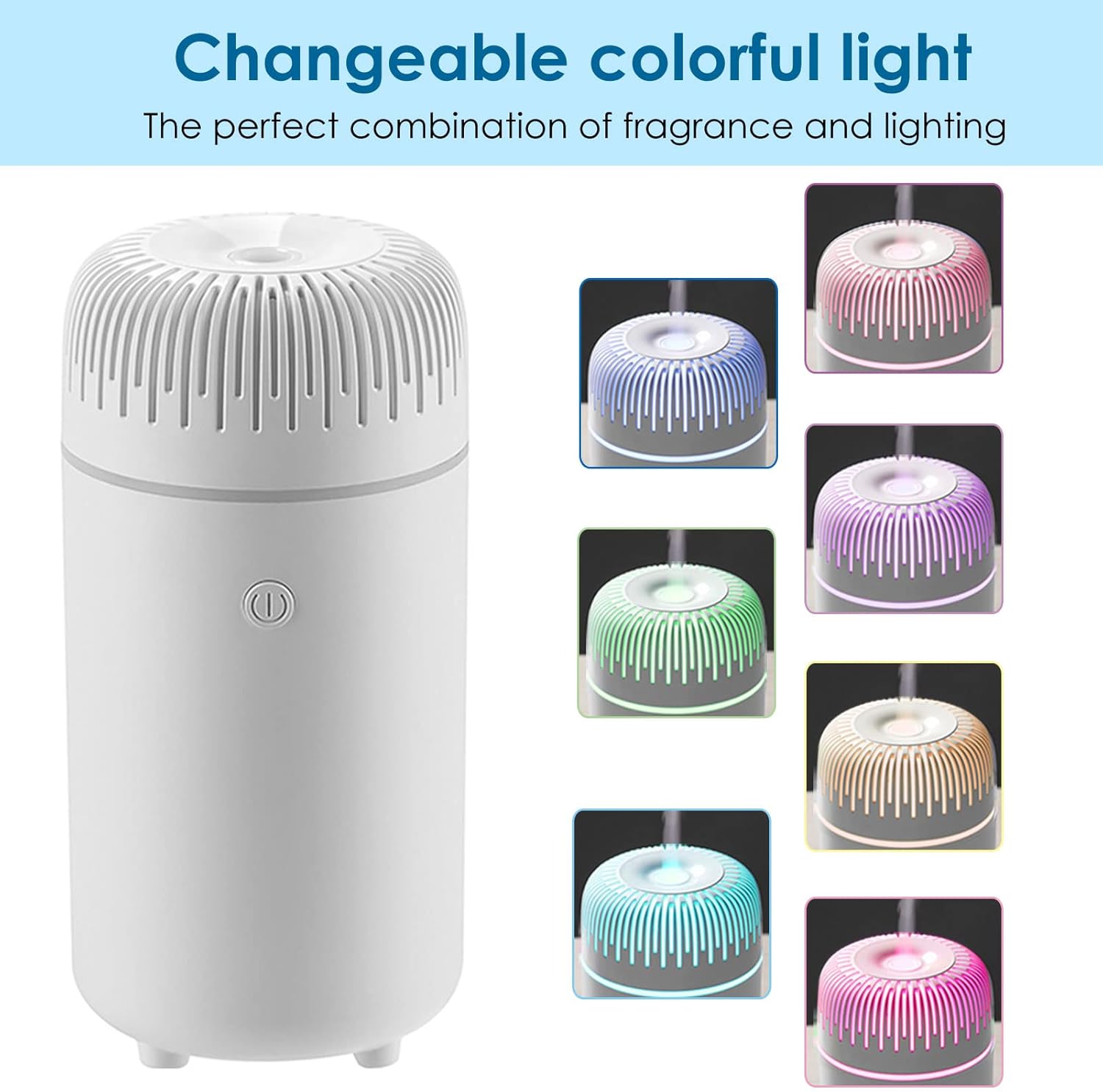 Diffuseur Huiles Essentielles Voiture USB Rechargeable - Aromathérapie Portable Avec Lumière Galaxie, 2000mAh Longue Durée