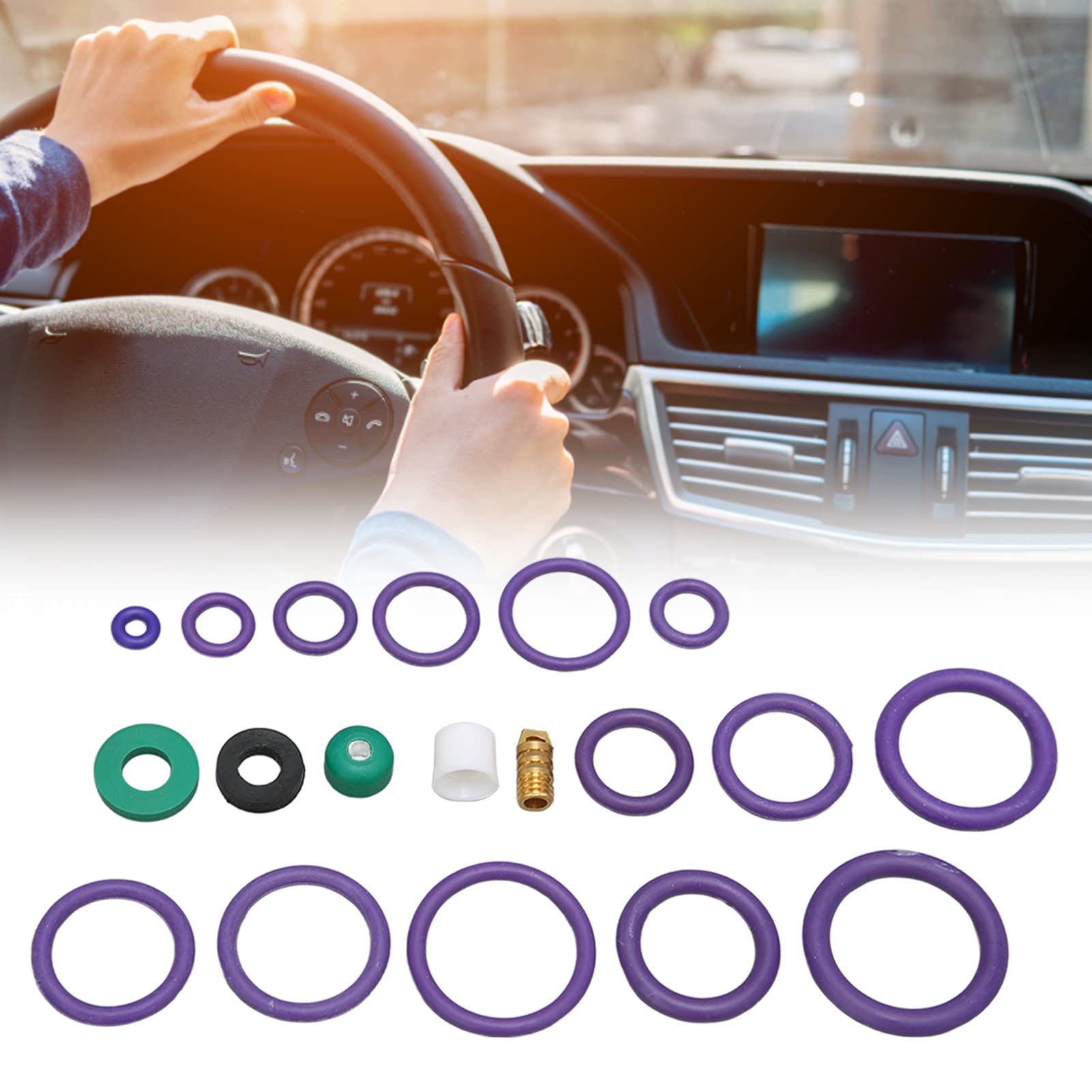 Kit O-ring 225 Pezzi Per Auto E Casa - 14 Misure Diverse Con Rondelle - Foto 5