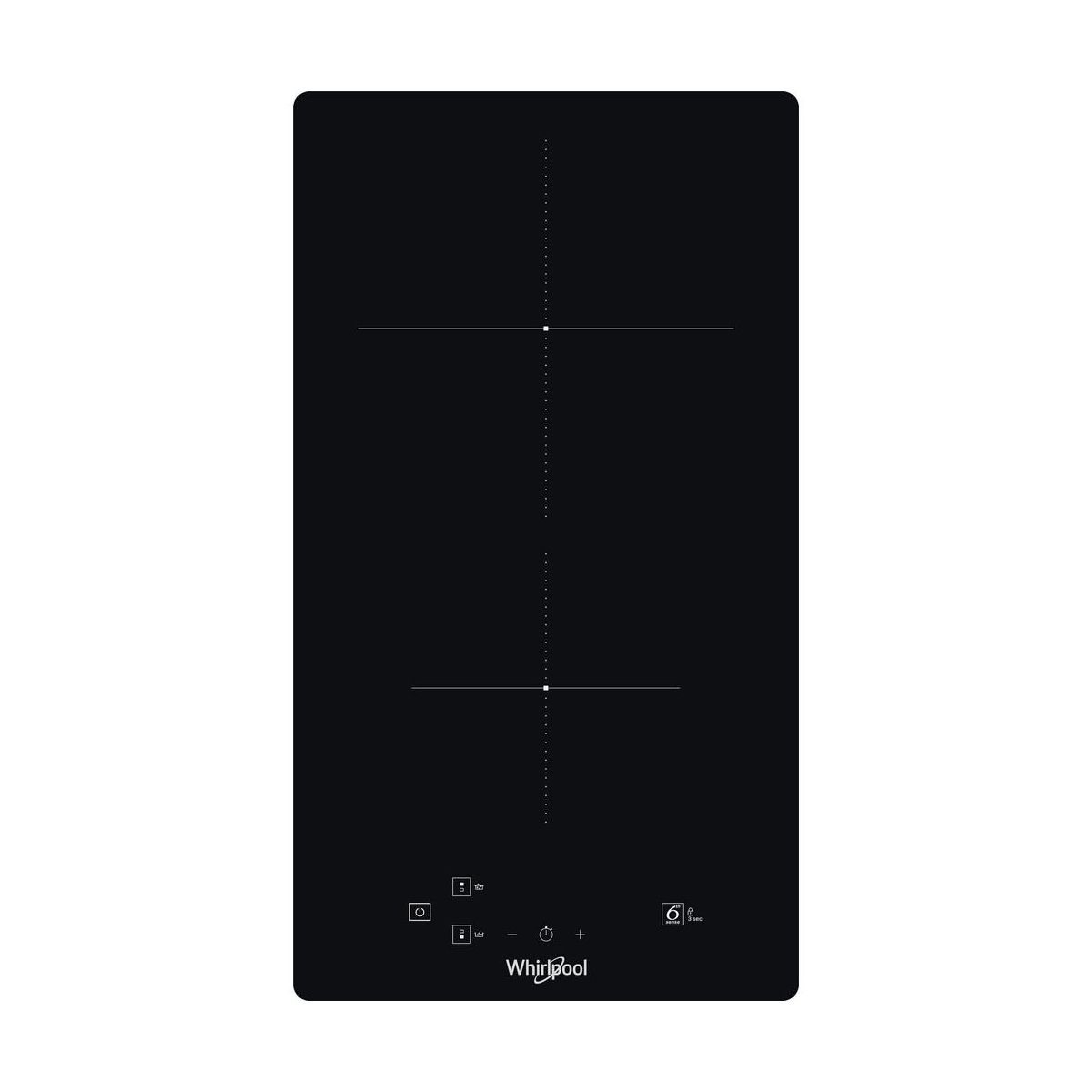 Whirlpool Ws Q0530 Ne Placa Integrado 28 Cm Con Placa De Inducción 2 Zona(S) Negro , Leroy Merlin