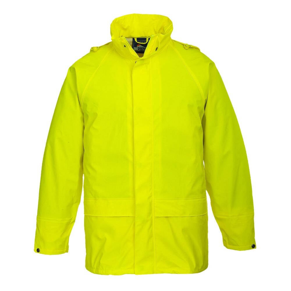 Veste De Pluie Portwest Iona Classic - Imperméable Respirante Avec Bandes Réfléchissantes (Marine, XL)