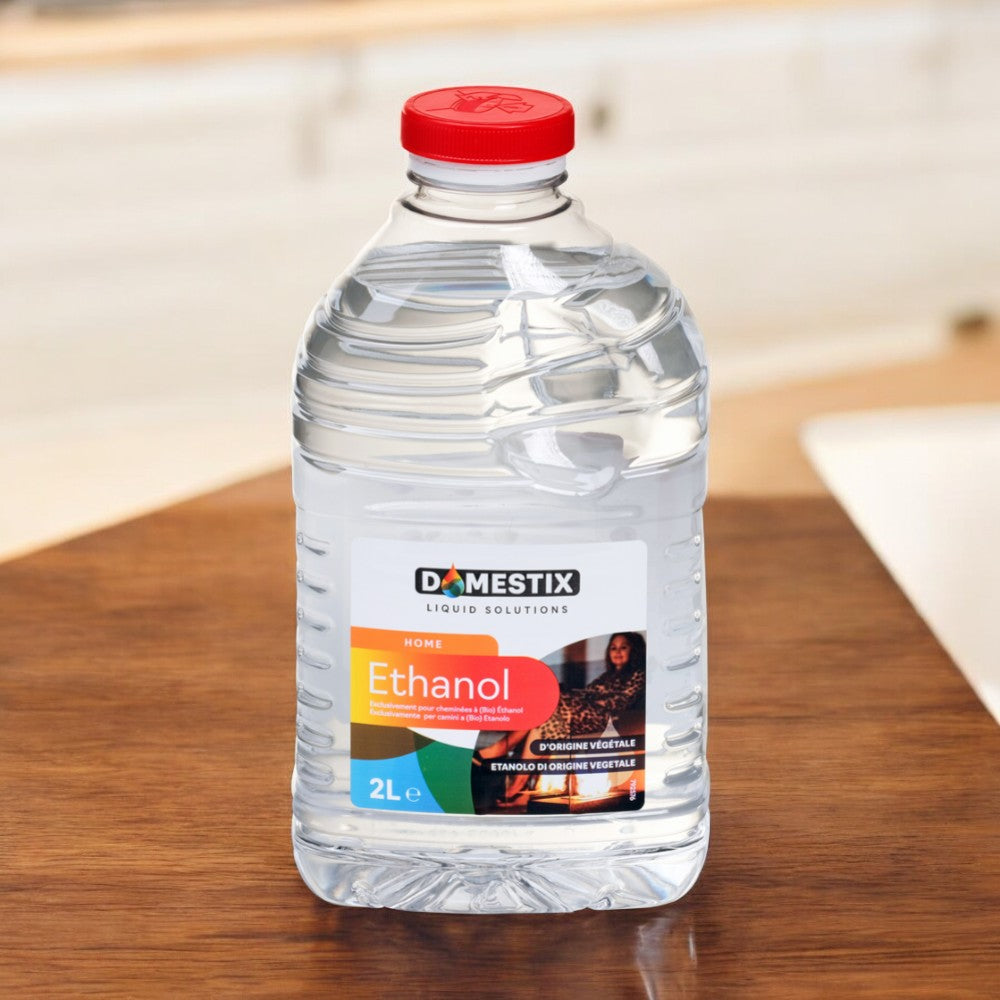 Bioéthanol liquide carburant d'origine végétale éthanol 2 lt domestix - 3