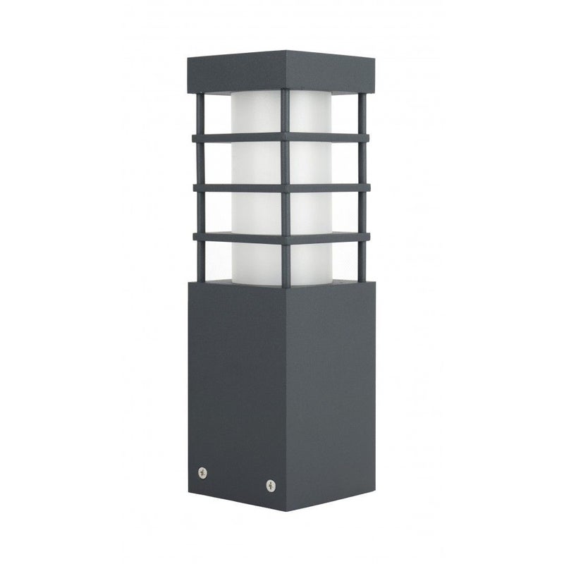 Lampa ogrodowa stojąca Rado ciemnoszara 1xE27x18W IP54 wym: 25 x 8 x 8 cm aluminium SU-MA