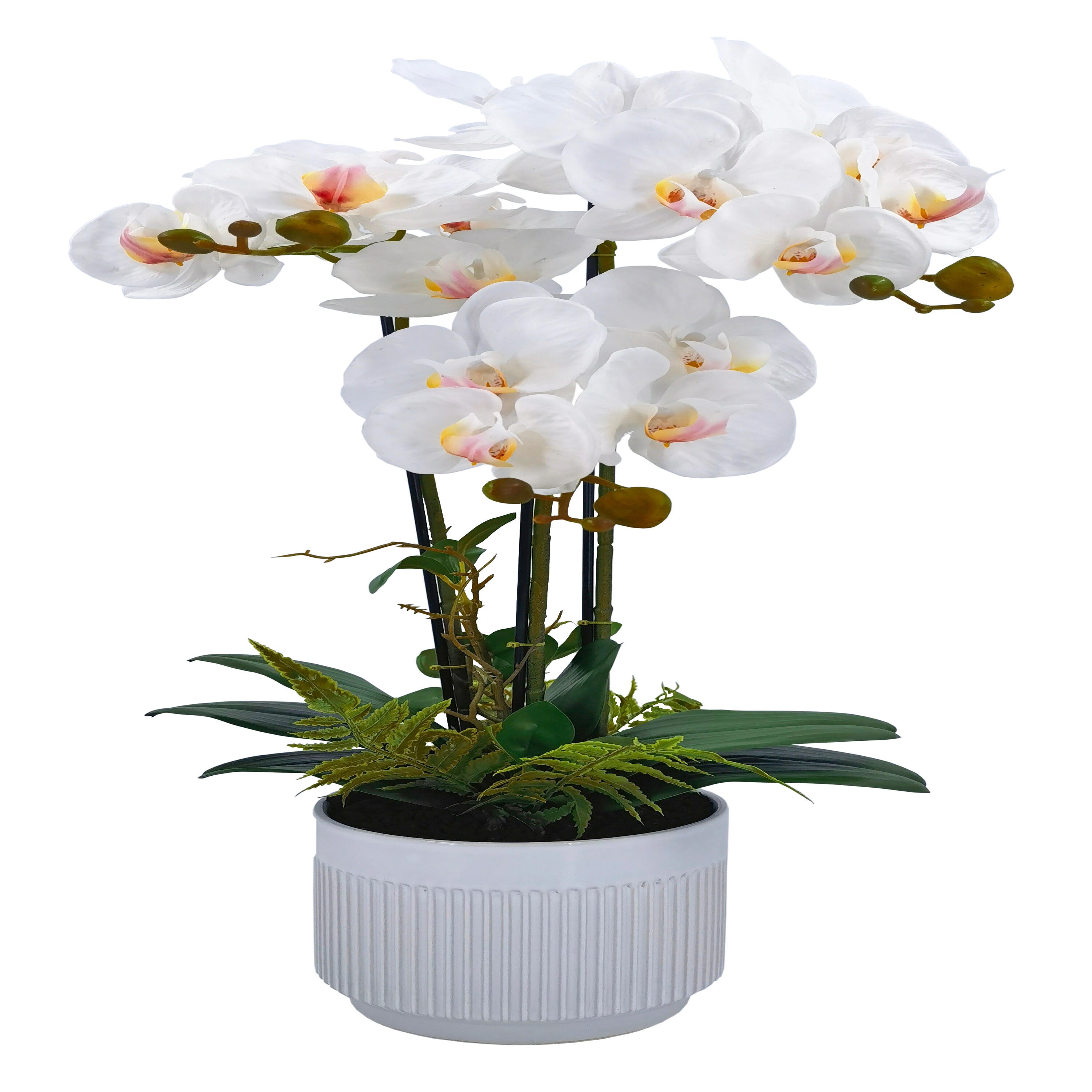 Plante artificielle en pot phalaenopsis de 70 cm de hauteur - 2