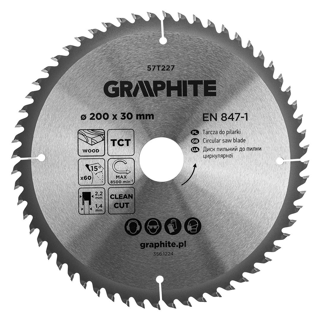 Disc fierastrau, VIDIA, 200 x 30 mm, 60 dinti 57T227