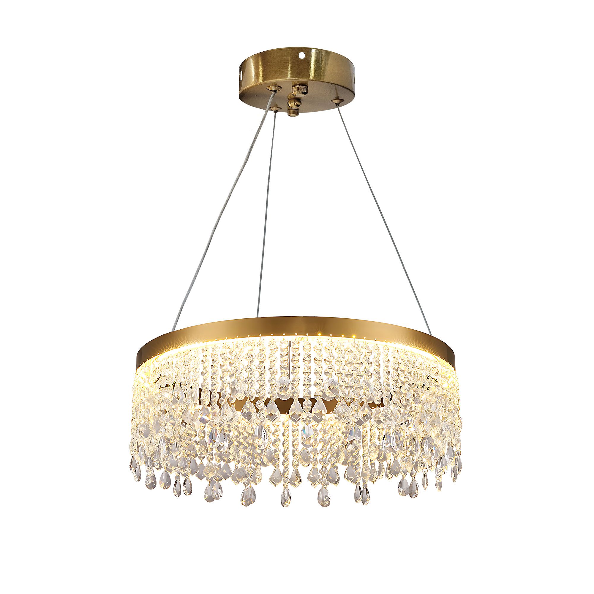 Lampa Sufitowa Wisząca Led Toolight App1730-1Cp Złoty